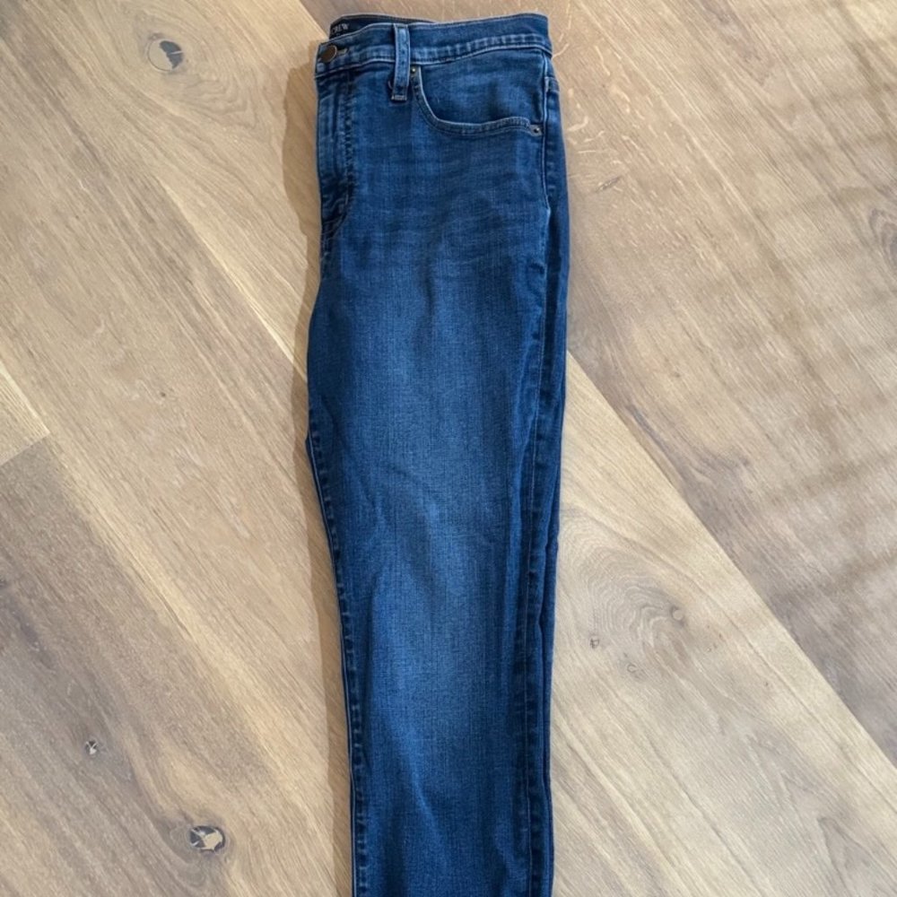 J Crew 9" Mid-Rise Skinny